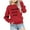 Red, variant on Baby Girls Long Sleeve Tops Deals Children's Shirt Long Sleeved Printed T-Shirt Printed Round Neck Short Tops Suitable for Boys and Girls Aged 1-12 T-Shirts Baby Girl Pullover Pinks 7T