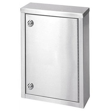 Omnimed Single Door Narcotic Cabinet with 2 Shelves