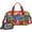 Colorful Dinosaurs Pop-1, variant on Women Men Gym Bag,Colorful Dinosaurs Rainbow Pattern Small Duffle Bag Spend the Night Bags for Women with Shoes Compartment Washbag,Detachable Shoulder Strap,19.7x8.3x11 Inches