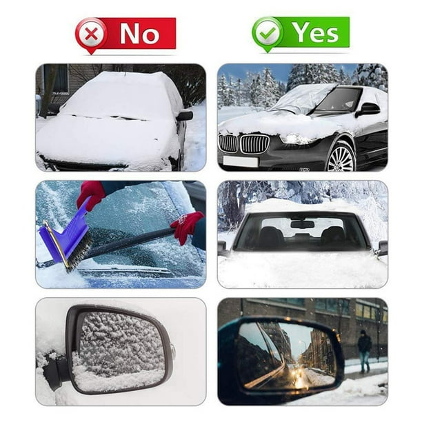 Car Windshield Snow Cover, Car Windshield Cover for Snow, Ice, Sun, Frost  Defense with 4 Layers Protection, Extra Large Waterproof Windshield Cover  Fits for Most Cars : : Car & Motorbike