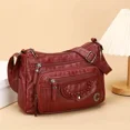 thumbnail image 5 of Bolso de mujer de mediana edad, nuevo bolso de hombro de moda estilo retro, bolso de madre de cuero suave, bolso de compras informal, bolso de mensajero ligero, 5 of 5
