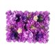 thumbnail image 3 of Flores artificiales Panel de pared Telón de fondo floral Arreglos florales Decoración de pared para despedida de soltera Balcón Boda Adorno Violeta BLESIY Paneles de pared de flores, 3 of 8