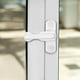thumbnail image 5 of cerraduras de ventana, bloqueador de marco en T, cerradura de plástico para puertas abatibles y ventanas de acero, cerradura antirrobo para ventanas, bloqueador de ventanas blanco., 5 of 5