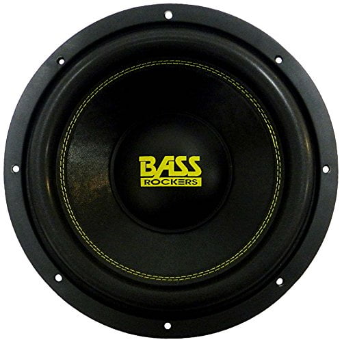 Bass Rockers Caisson de Basses pour Voiture 12 Pouces 2000W Double 4-Ohm - BR124LP