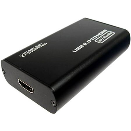 Cables Unlimited USB 2.0 to HDMI Display Converter with Audio, 1600 x 1200 Resolution
