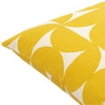 thumbnail image 2 of Surya Natur NTR-005 18x18" Square Cotton Pillow Kit in Mustard Yellow/Beige, 2 of 3