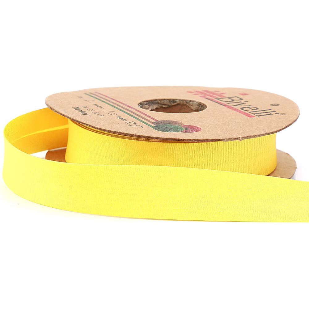 Polyester Satin Bias Binding Tape (Single Fold) 20mm13/16inch (10meters10.93yds) Various