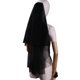 thumbnail image 1 of Dark Veil Simple Veils Head Covering Wedding Hair Accessories Black Wedding Veil Headscarf Mantilla Black Veil, 1 of 4