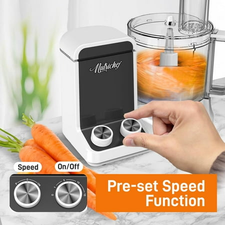 NutriChef - Food Processor - White