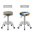 thumbnail image 5 of Logiee Abstract Color Splash Print Stool Covers Round,Bar Stool Covers,Watedrproof Stool Slipcover with Elastic,Stool Cushion,Round Bar Stool Seat Covers for Bar Round Chair-12 inch, 5 of 7