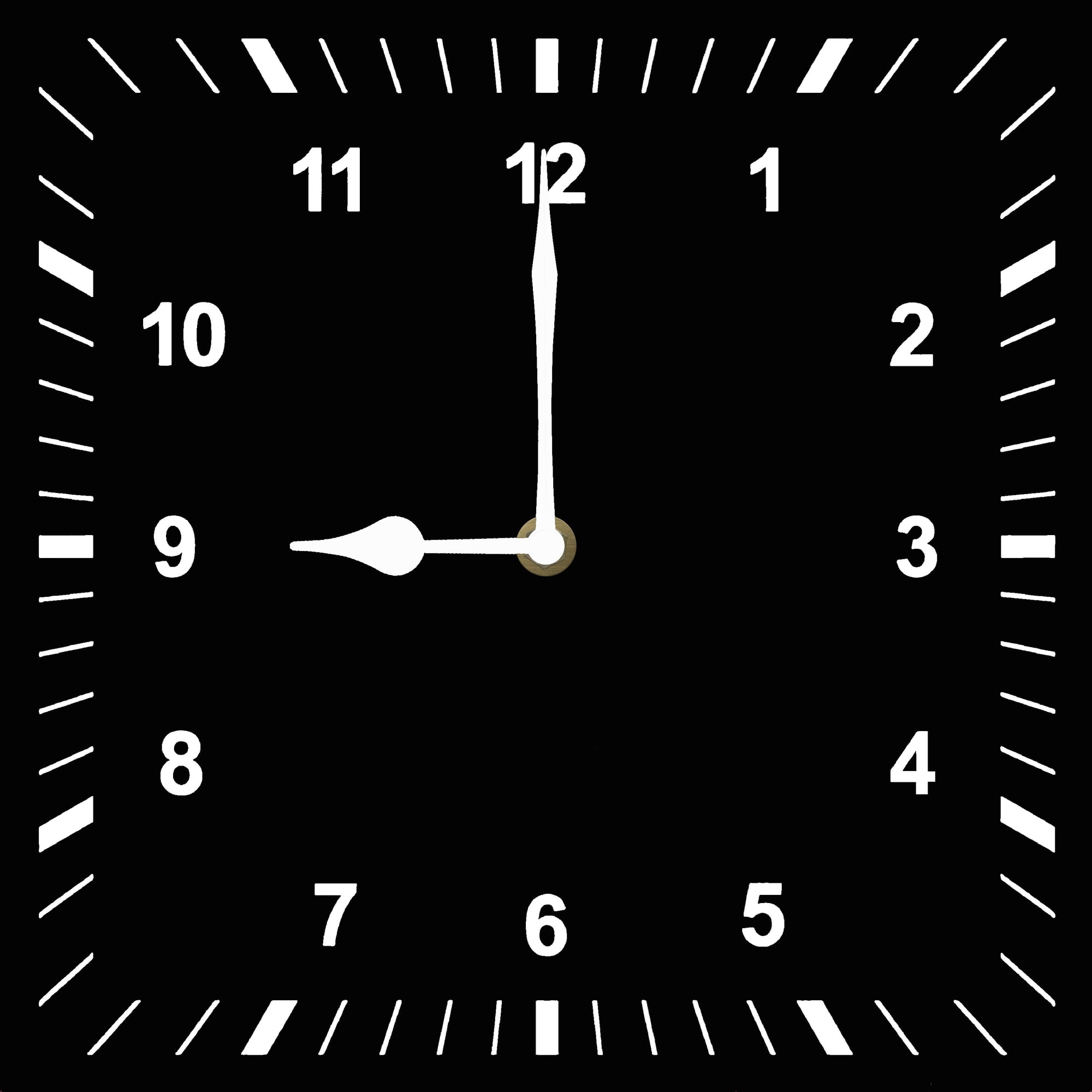 Soliyoahee Black Wall Clock 10inch Wooden Square Clock Living Room Decoration Silent No Tick Battery Powered for Living Room Kitchen Bathroom Bedroom Office (Style 18)