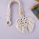 thumbnail image 5 of Cortina de puerta tejida a mano con cuerda de algodón, ideal para decorar el hogar o el dormitorio. Elegante decoración estilo rústico moderno. Largo ajustable y plegable.,Wsvlmg, 5 of 9