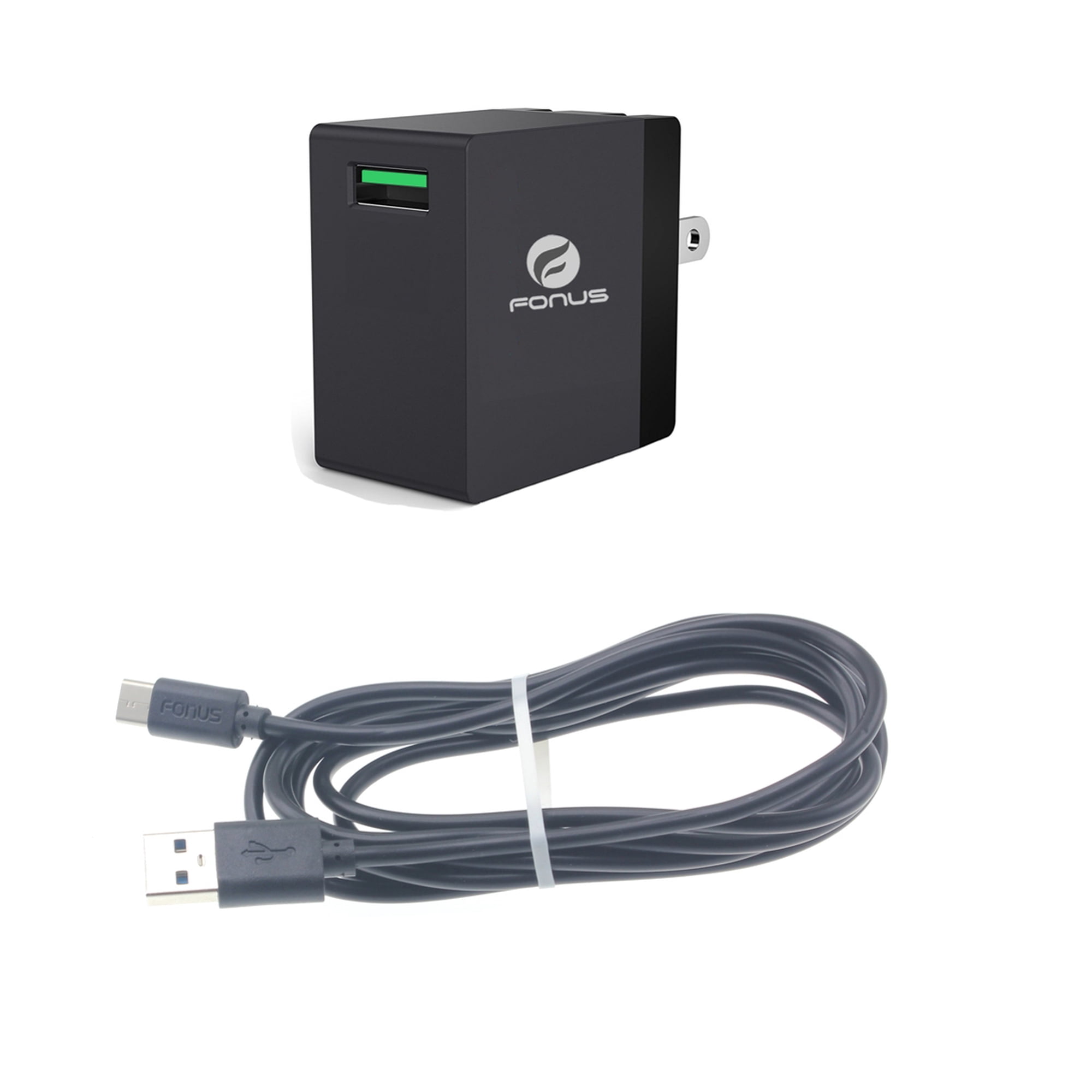 6ft USB Cable 18W Quick Home Charger Power Cord Travel O1W for Samsung Galaxy Tab S6 10.5 S5e 10.5 S4 10.5 A 10.1 (2019) S9 Plus, S8 Plus, active S10e S10 Plus 5G Note 9 8 10 Plus Fold A9 A50
