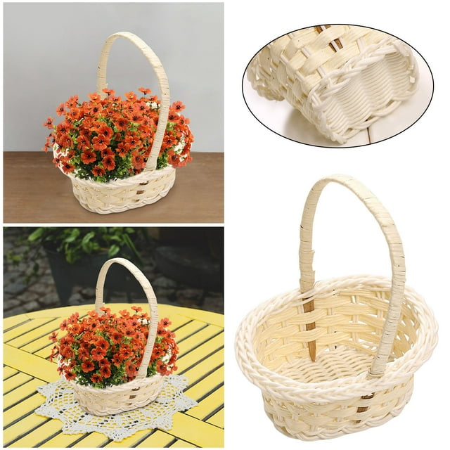 Storage Containers Storage Solutions for Home and Party Use with Handy Mini Woven Design Lightweight for and Snacks