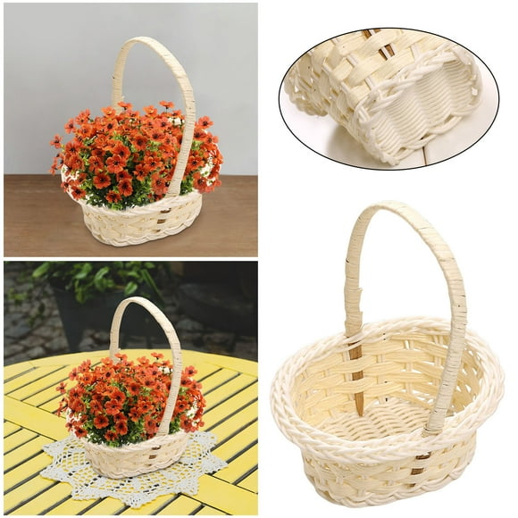 Storage Containers Storage Solutions for Home and Party Use with Handy Mini Woven Design Lightweight for and Snacks