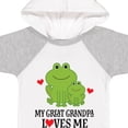 thumbnail image 4 of Inktastic My Great Grandpa Loves Me Boys Boys Baby Bodysuit, 4 of 5
