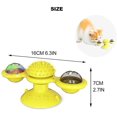 thumbnail image 2 of Molino de juguete para gato con placa giratoria de bola led, muñeca interactiva, azul Afortunado Sencillez, 2 of 2
