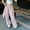 Pink, variant on SNKSDGM Girls Cargo Pants Size 14-16 Black Teen Children Pants for Girls Casual High Elastic Waisted Loose Fit Pockets Kid Tall Cargo Sweatpants Streetwear 5-6 Years