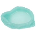 thumbnail image 4 of Water Bowl for Lizards Round Pet Care Light Green Resin Non Slip Food Storage 1Set, 4 of 5