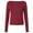 Wine, variant on Towmus Long Sleeve Undershirt for Women Women's Regular-Fit Long-Sleeve Crew neck T-Shirt Basic Tops