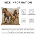 thumbnail image 6 of Nawypu Horses  Run in Fields Farm Farmhouse Decorative Throw Pillow Cover Square Cushion Case for Home Sofa Couch Decoration 2pcs, 6 of 6