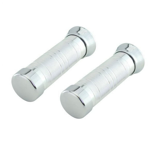 Deluxe Bike Grips Platinum (Chrome)