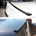 thumbnail image 3 of Universal Car Rear Spoiler Wing Rubber Lip Rear Roof Lip Trim Kit Matte Black, 3 of 7