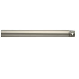 Independence 48 in. Brushed Nickel Dual Threaded Ceiling Fan Extension Downrod Independence 48 in. Brushed Nickel Dual Threaded Ceiling Fan Extension Downrod