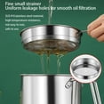 Cooking Oil Filter Grease Container Grease With Strainer Oil Storage