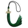 thumbnail image 2 of Black/Green Mixed Color Graduation Tassel with Gold Date Drop, 2 of 2