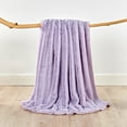 thumbnail image 5 of Home Soft Things Heavy Faux Fur Throw - Lavender Fog - 60" x 80", 5 of 9