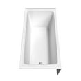 thumbnail image 3 of Wyndham Collection Grayley 60 x 30 Inch Alcove Bathtub in White with Right-Hand Drain and Overflow Trim in Polished Chrome, 3 of 5