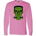 thumbnail image 3 of Inktastic Halloween Frankenstein Head Long Sleeve T-Shirt, 3 of 5