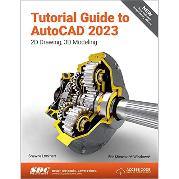 Pre-Owned Tutorial Guide to AutoCAD 2023: 2D Drawing, 3D Modeling, 9781630575038, 1630575038, Paperback, 1 edition