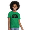 thumbnail image 3 of Fluent in Sarcasm Funny Attitude Crewneck T Shirts Boy Girl Teen Brisco Brands M, 3 of 6