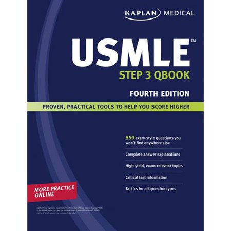 Kaplan Usmle Step 3 Qbook Walmart Com