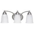 thumbnail image 2 of 3 Light Transitional Bath Vanity Approved For Damp Locations In Transitional Style 19.5 High By 7.5 Wide-Matte Nickel Finish Capital Lighting, 2 of 2
