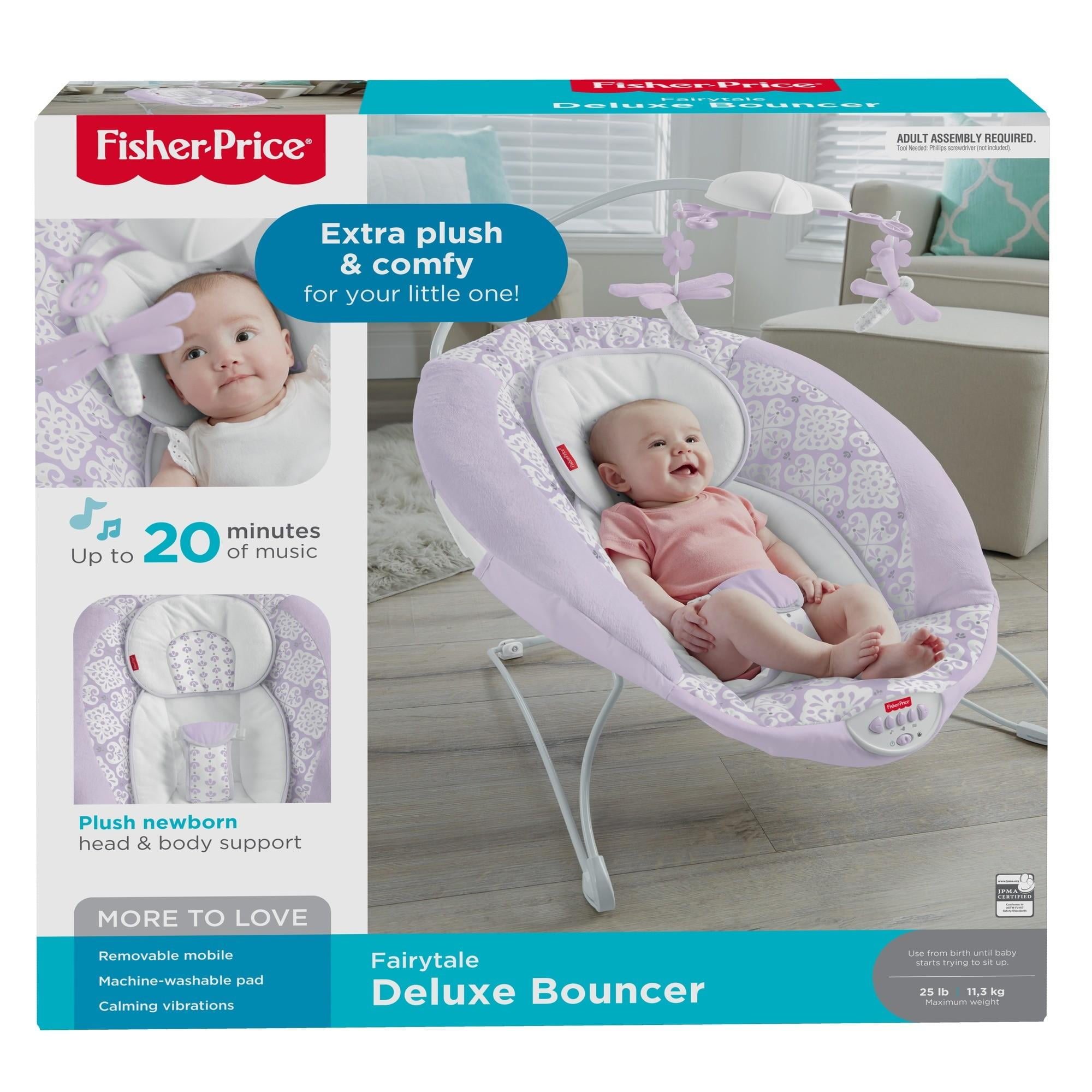 fisher price deluxe bouncer fairytale