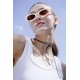 thumbnail image 3 of Gafas de Sol Ovaladas Retro de los 90 Laurinny para Mujer Blancas/Marrones, 3 of 8