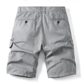 thumbnail image 2 of Men's Workout Cargo Shorts Lightweight Hiking Flat Front Shorts Tactical Work Shorts with Multi Pockets, 2 of 5