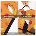 thumbnail image 6 of Hedgehog and Apple Orange Pattern Teens Toddler Nap Mat with Pillow, Sleeping Mat Bag for Preschool Daycare 59"x22", 6 of 6