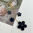 thumbnail image 2 of Llavero esmaltado con dijes para bolso de flores para mujer, accesorios para monedero, 2 of 4
