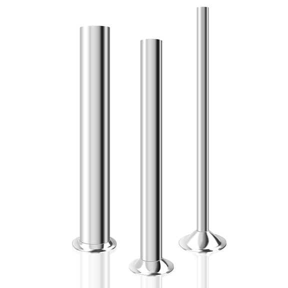 3 Sizes Stainless Steel Sausage Stuffing Tubes and Sausage Stuffer Funnels for LEM Sausage Stuffers