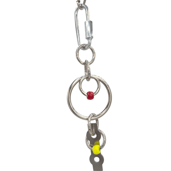 1130 Little Ring Puller - Handcrafted Sturdy Metal Bird Cage Toy