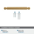 thumbnail image 4 of Amerock Balata 5-1/16 inch (128mm) Center-to-Center Champagne Bronze Cabinet Pull, 4 of 6