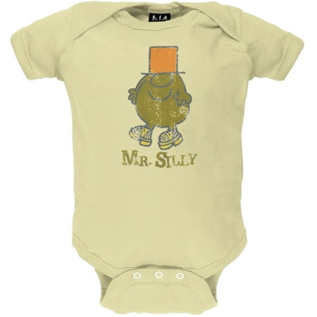 

Mr. Silly - Distressed Baby One Piece - 12-18 months