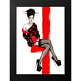 thumbnail image 2 of Horwath, Sara 18x24 Black Modern Framed Museum Art Print Titled - Redflower, 2 of 5