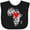 AB-Black, variant on Inktastic Black History Month Ink Print African Heart Boys or Girls Baby Bib
