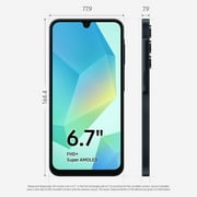 Samsung Galaxy A16 5G A Series 128GB Unlocked Android Cell Phone with 50MP Camera, Blue Black