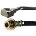 thumbnail image 2 of KarParts360 For GMC K1500 Suburban 1995 Brake Hose Driver Side | Front | Black, Silver | Corrosion Resistant Steel | Gold Classification | 25.75 inches Axis 1 Length | With Gasket/Seal | 19173599, 2 of 3